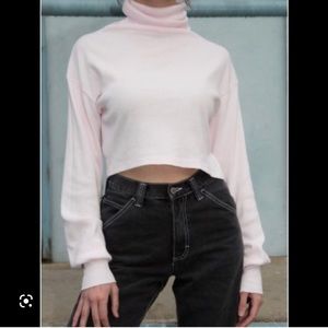 Brandy Melville Pink Turtleneck